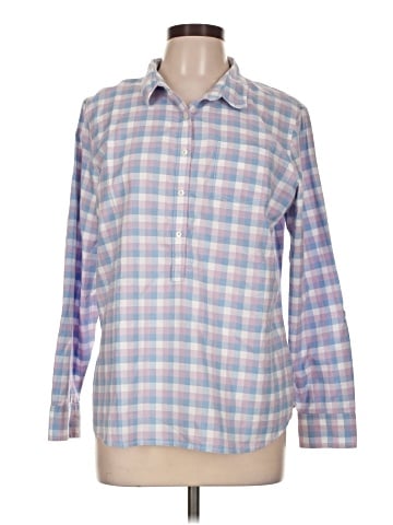 L.L.Bean Long Sleeve Button-Down Shirt (view 1)