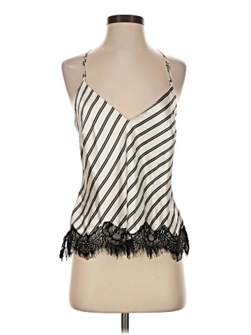 Gold Hawk Sleeveless Silk Top (view 1)