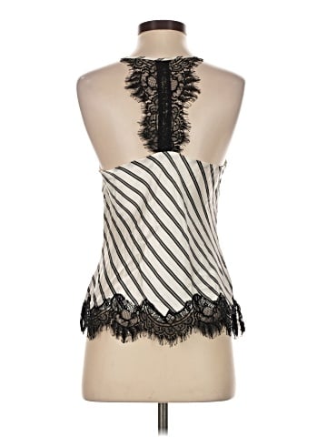 Gold Hawk Sleeveless Silk Top (view 2)