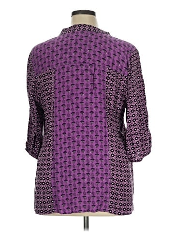 Faded Glory 3/4 Sleeve Blouse (view 2)