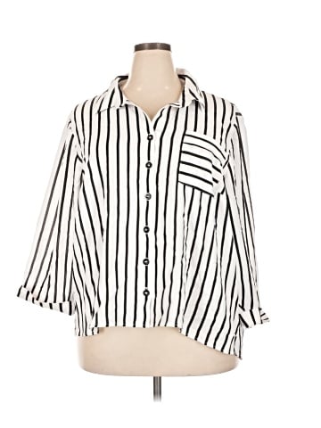 New York Clothing Co. 3/4 Sleeve Blouse (view 1)