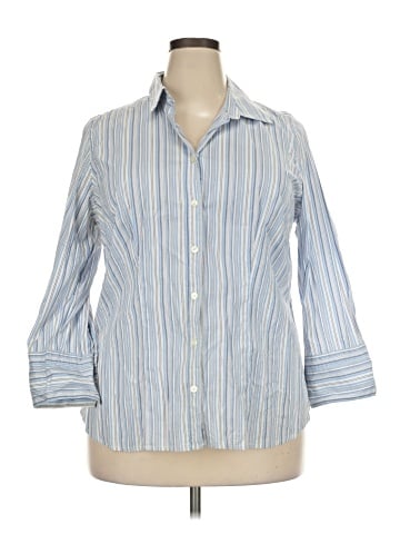 Merona 3/4 Sleeve Button-Down Shirt (view 1)