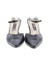 Details 100% Leather Black Heels Size 7 1/2 - photo 2