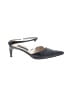 Details 100% Leather Black Heels Size 7 1/2 - photo 1