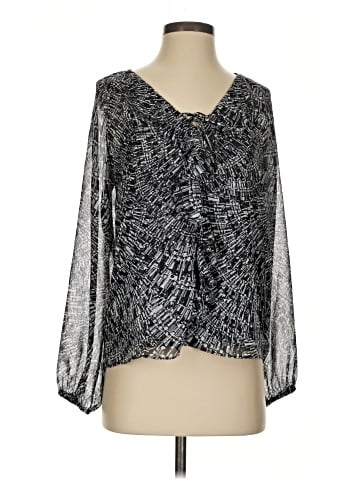 White House Black Market Long Sleeve Blouse (view 1)