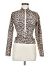 J.Crew Animal Print Ivory Rash Guard Size M - photo 1