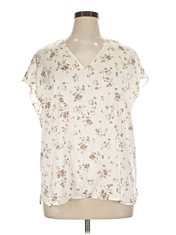 Halogen Short Sleeve Blouse (view 1)