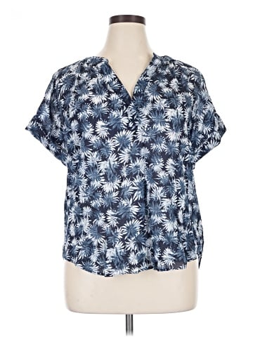 MICHAEL Michael Kors Short Sleeve Blouse (view 1)