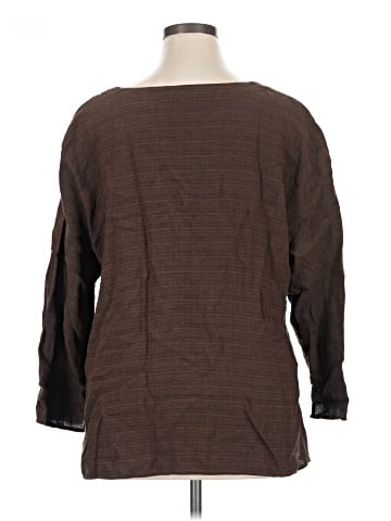 Eileen Fisher 3/4 Sleeve Button-Down Shirt (view 2)