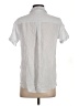 Theory White Short Sleeve Button-Down Shirt Size S - photo 2