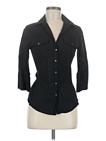 James Perse 3/4 Sleeve Button-Down Shirt (view 1)
