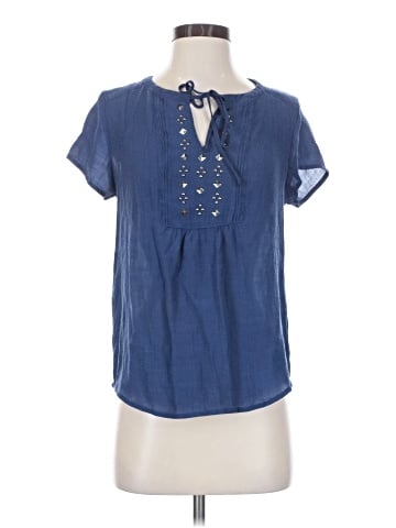 Liz Claiborne Short Sleeve Blouse (view 1)