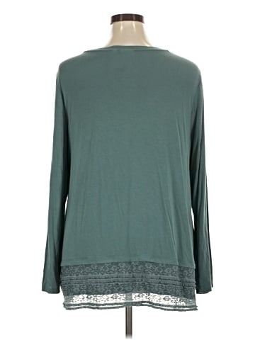 LOGO by Lori Goldstein Long Sleeve Top (view 2)