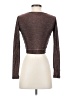 Dynamite Brown Long Sleeve Top Size XS - photo 2