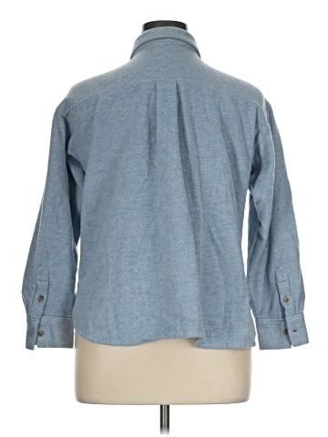 Ann Taylor LOFT Long Sleeve Button-Down Shirt (view 2)