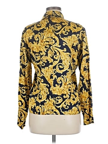 Carlisle Long Sleeve Silk Top (view 2)