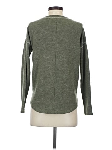 Pink Clover Long Sleeve Henley (view 2)