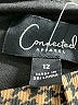 Connected Apparel Graphic Black Cocktail Dress Size 12 - photo 7