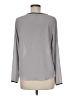 Atmosphere Gray Long Sleeve Blouse Size 6 - photo 2