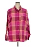 Old Navy Plaid Pink Long Sleeve Button-Down Shirt Size XXL - photo 1