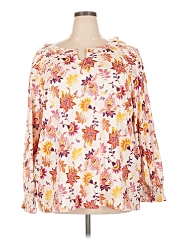 Talbots Outlet 3/4 Sleeve Blouse (view 1)