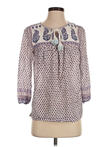 Point Sur 3/4 Sleeve Blouse (view 1)