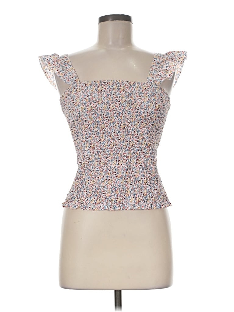 Pre-owned Old Navy Tank Top Pink Sweetheart Neckline Tops