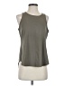 Van Heusen 100% Polyester Gray Sleeveless Blouse Size S - photo 1