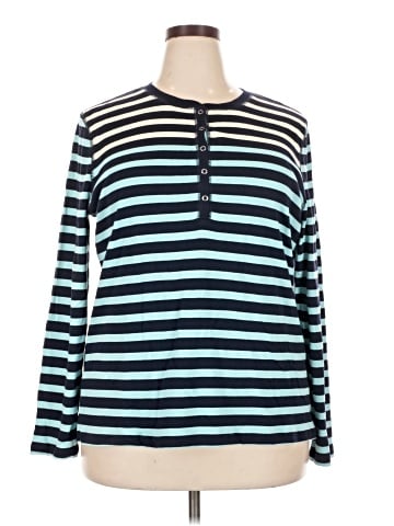 Chaps Long Sleeve Henley (view 1)