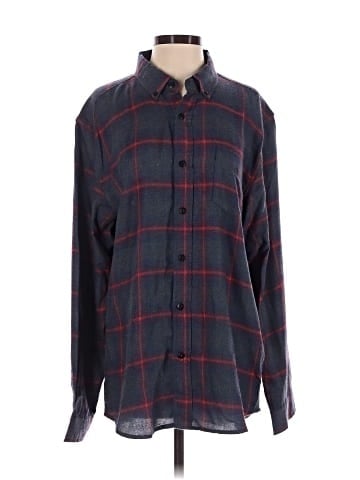 Weatherproof Long Sleeve Button-Down Shirt (view 1)