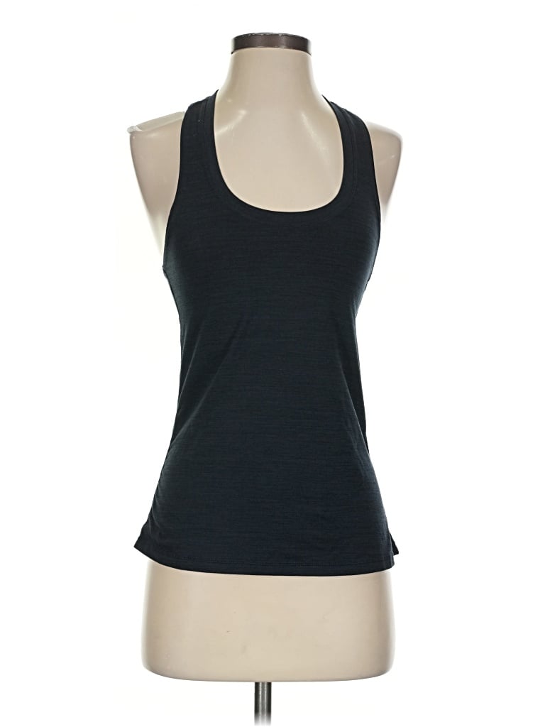 Pre-owned Vuori Tank Top Black Halter Neckline Tops