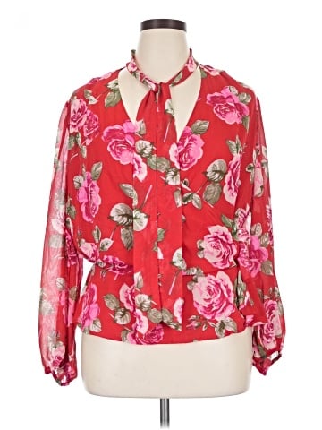 New York & Company Long Sleeve Blouse (view 1)