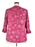 Kim Rogers Pink 3/4 Sleeve Blouse Size 2X - photo 2