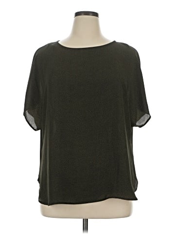Anne Klein Short Sleeve Blouse (view 1)