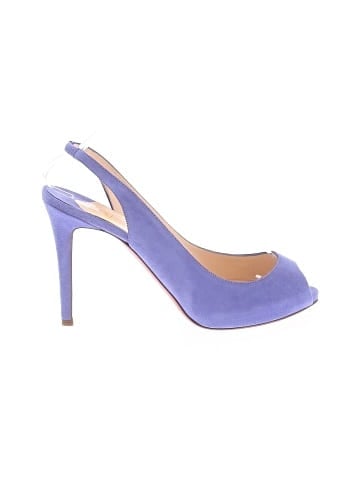 Christian Louboutin Suede No Prive 120mm Heels (view 1)