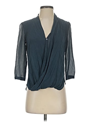 Babaton 3/4 Sleeve Silk Top (view 1)