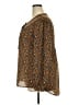 DR2 100% Polyester Brown 3/4 Sleeve Blouse Size XXL - photo 5
