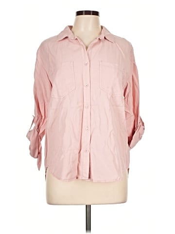 Velvet Heart 3/4 Sleeve Button-Down Shirt (view 1)