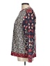 Tory Burch 100% Pima Cotton Paisley Red Pullover Sweater Size L - photo 5