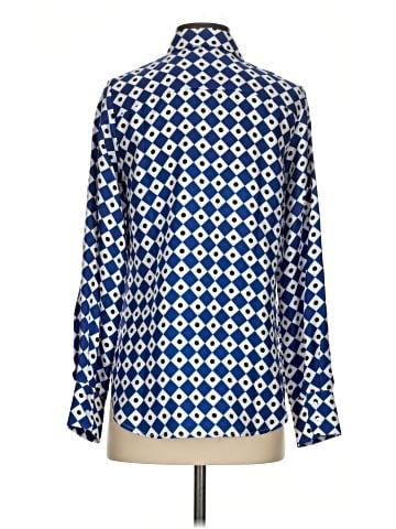 Assorted Brands Long Sleeve Silk Top (view 2)