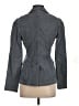 Theory 100% Cotton Solid Blue Gray Blazer Size S - photo 2
