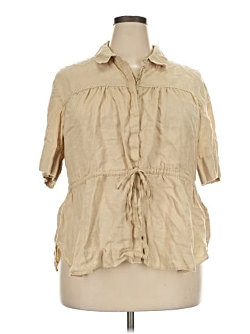 M&S Short Sleeve Blouse (view 1)