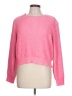 Milly Solid Pink Pullover Sweater Size L - photo 1