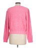 Milly Solid Pink Pullover Sweater Size L - photo 2