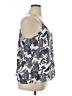 Ann Taylor LOFT 100% Polyester Blue Sleeveless Blouse Size XL - photo 4