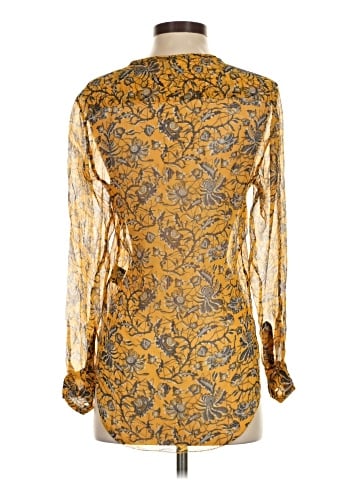 Étoile Isabel Marant Long Sleeve Silk Top (view 2)