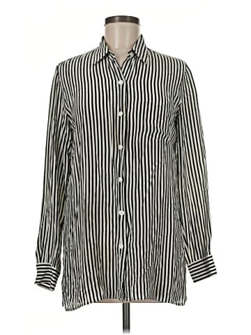 Evan Picone Long Sleeve Silk Top (view 1)