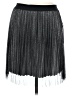 Story On 100% Polyester Metallic Silver Formal Skirt Size M - photo 1