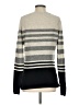 Vince. 100% Cashmere Stripes Ivory Gray Cashmere Pullover Sweater Size S - photo 2