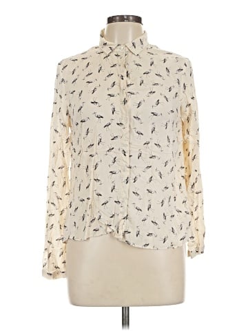 Zara Basic Long Sleeve Blouse (view 1)